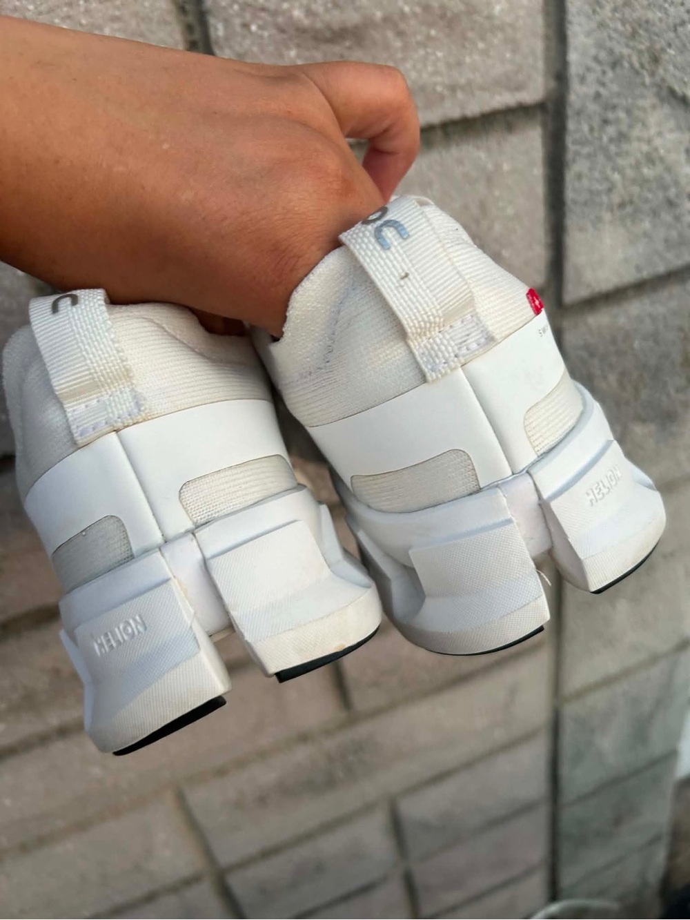 On Running White Lace-Up Running Sneaker - Picture 7 of 8